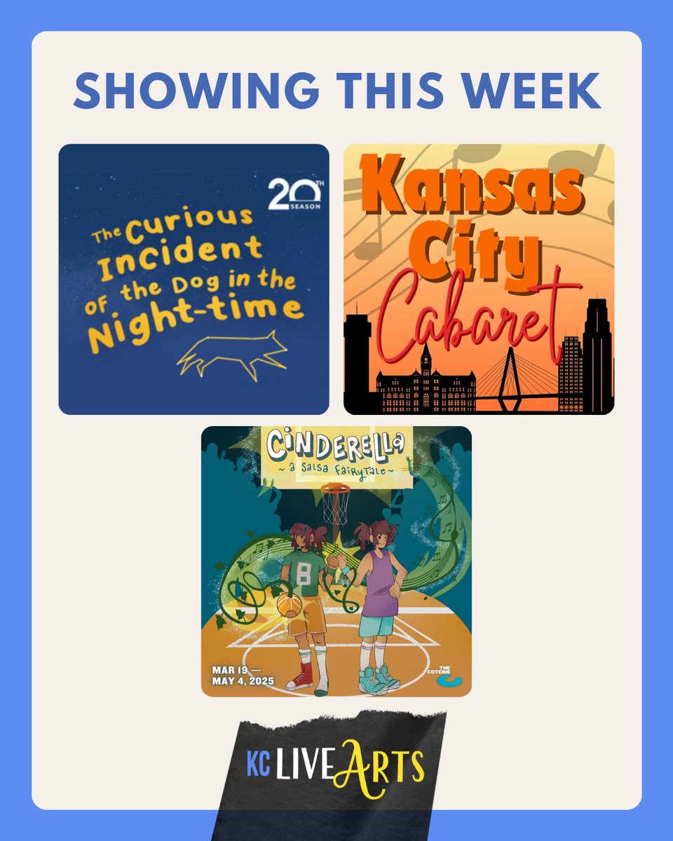 Showing this week🎶Get the full schedule to your inbox at kclivearts.org