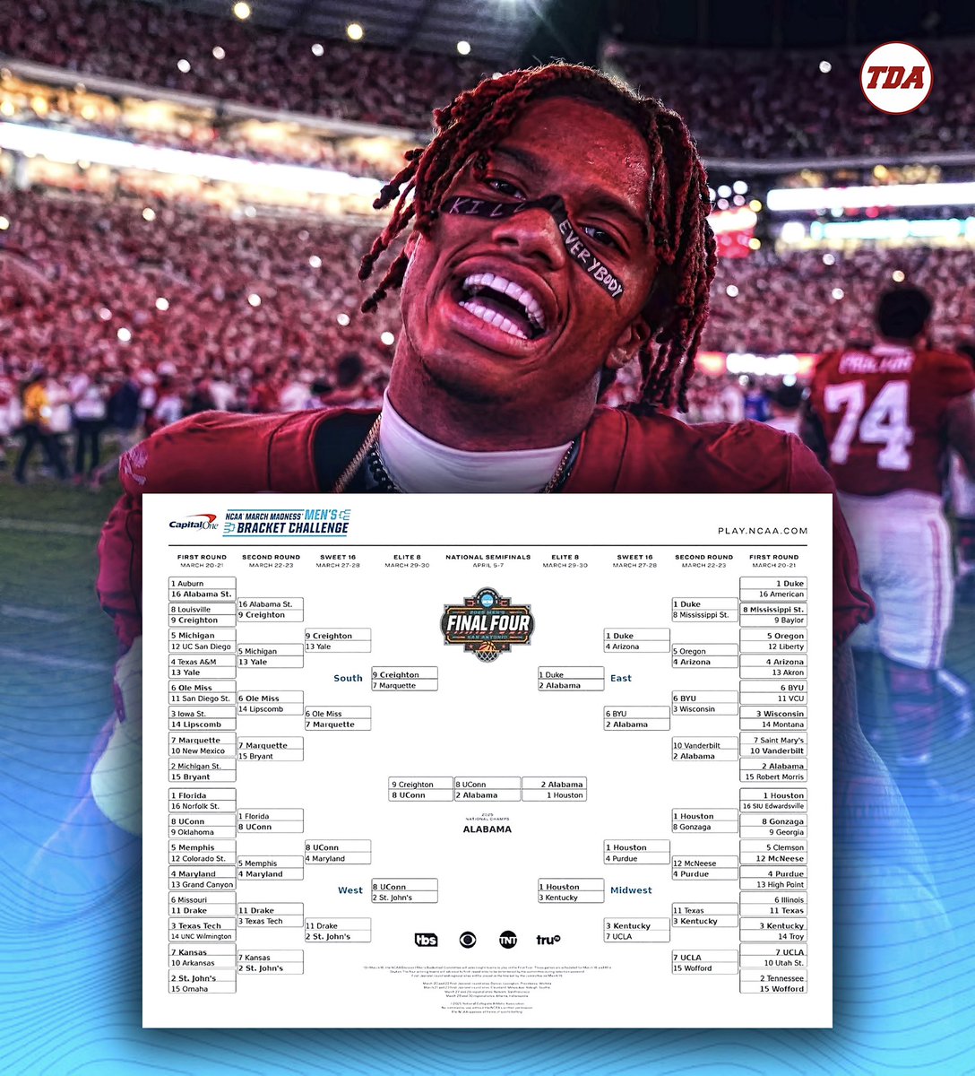 Touchdown Alabama tweet media