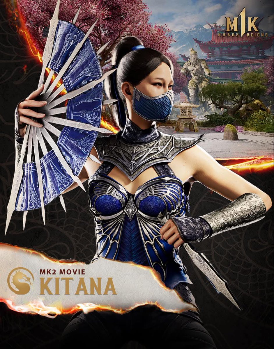 Kitana Mortal Kombat 2 movie Skin.