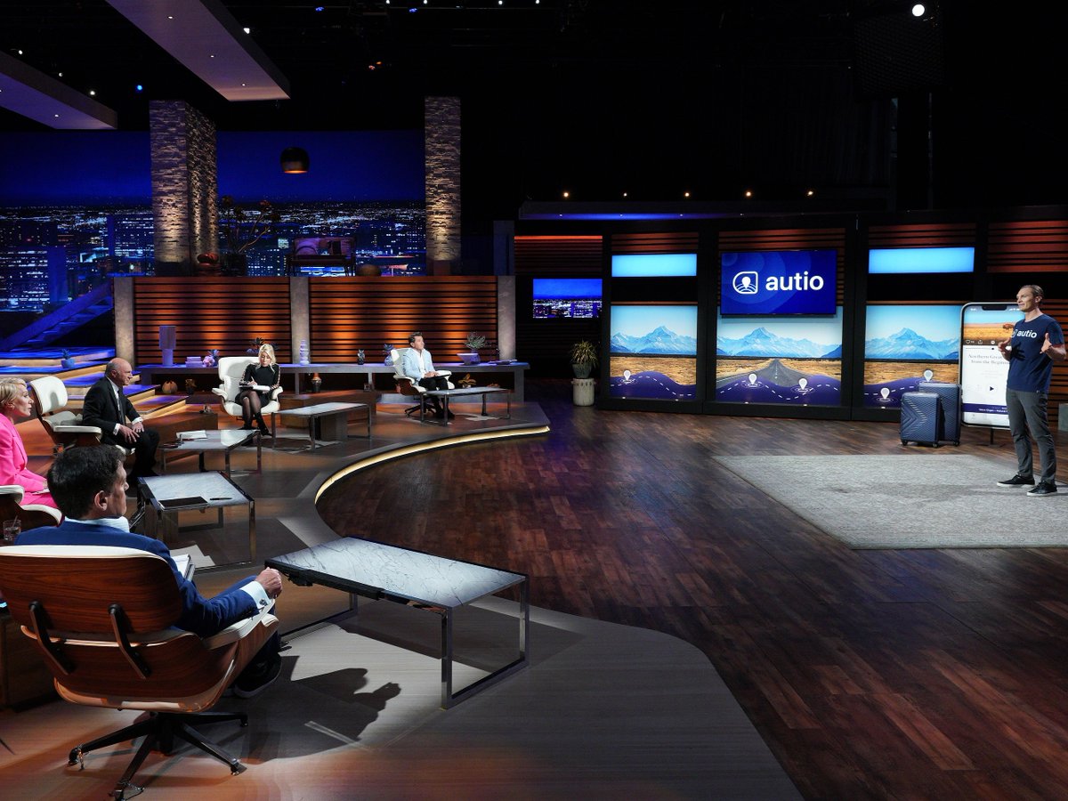 AutioApp's tweet image. It's our @ABCSharkTank anniversary! 🦈
Two years ago, our very own Woody Sears took the stage on ABC's Shark Tank to share our vision of bringing stories to life through location-based audio storytelling 🌍🎙️
#TravelTech #TravelInnovation