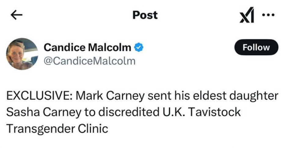 Candace Malcolm is a piece of shit.  

Pass it on.