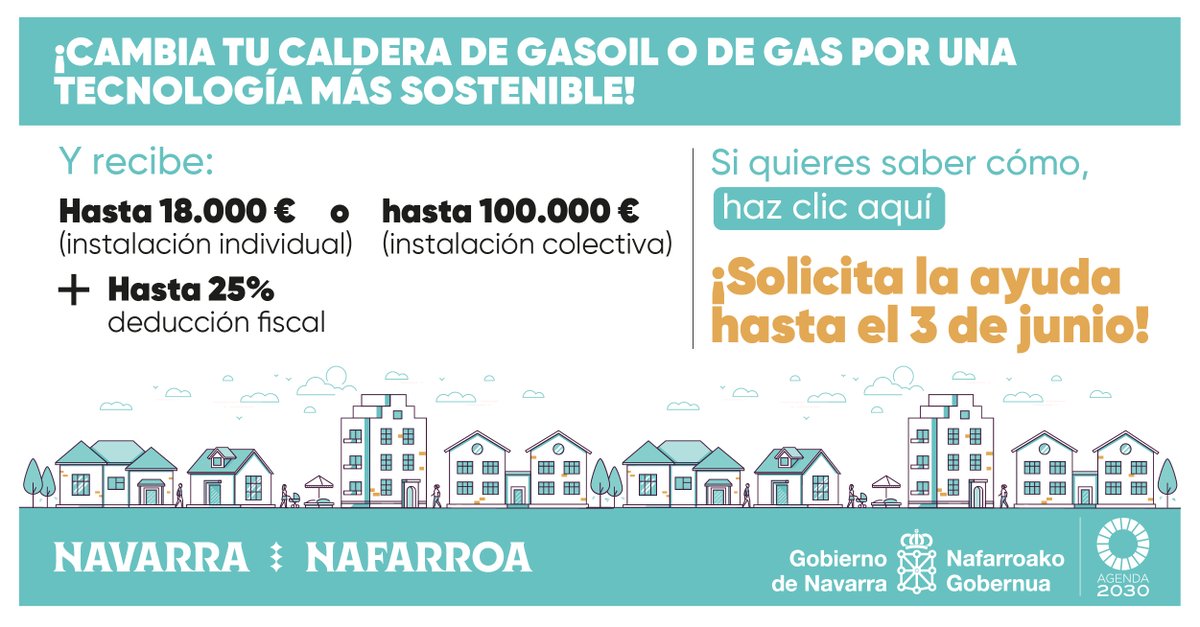 Naparpellet (@naparpellet) on Twitter photo 🤔¿Pensando en cambiar la #caldera de tu vivienda o comunidad por una de #biomasa?
Infórmate de las ayudas de Gobierno de #Navarra: bit.ly/4iykH23
📧 Si tienes dudas sobre por qué elegir una caldera de #pellet, escríbenos: naparpellet@naparpellet.com ¡Te asesoramos! 🤔¿Pensando en cambiar la #caldera de tu vivienda o comunidad por una de #biomasa?
Infórmate de las ayudas de Gobierno de #Navarra: bit.ly/4iykH23
📧 Si tienes dudas sobre por qué elegir una caldera de #pellet, escríbenos: naparpellet@naparpellet.com ¡Te asesoramos!