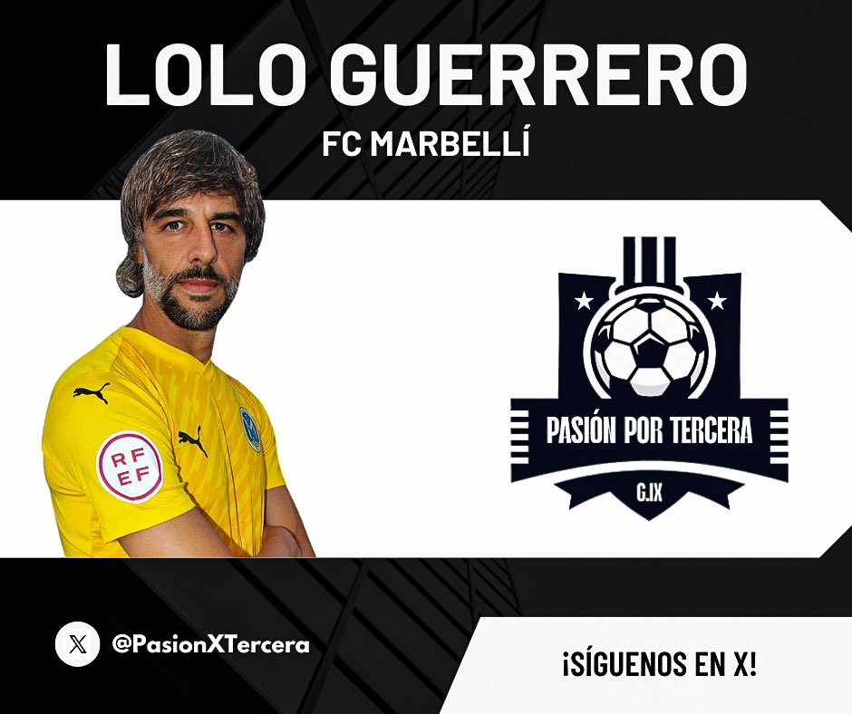 Pasión por Tercera (@pasionxtercera) on Twitter photo 🎙️ Mañana tendremos con nosotros al gran y mítico <a href="/LoloGuerrero15/">LoloGuerrero15</a>, central del <a href="/FCMarbelli/">Fútbol Club Marbellí</a> … ¡a partir de las 13h00!
👇🏽 Déjale tu pregunta en comentarios
#PasiónPorTercera 🎙️ Mañana tendremos con nosotros al gran y mítico <a href="/LoloGuerrero15/">LoloGuerrero15</a>, central del <a href="/FCMarbelli/">Fútbol Club Marbellí</a> … ¡a partir de las 13h00!
👇🏽 Déjale tu pregunta en comentarios
#PasiónPorTercera
