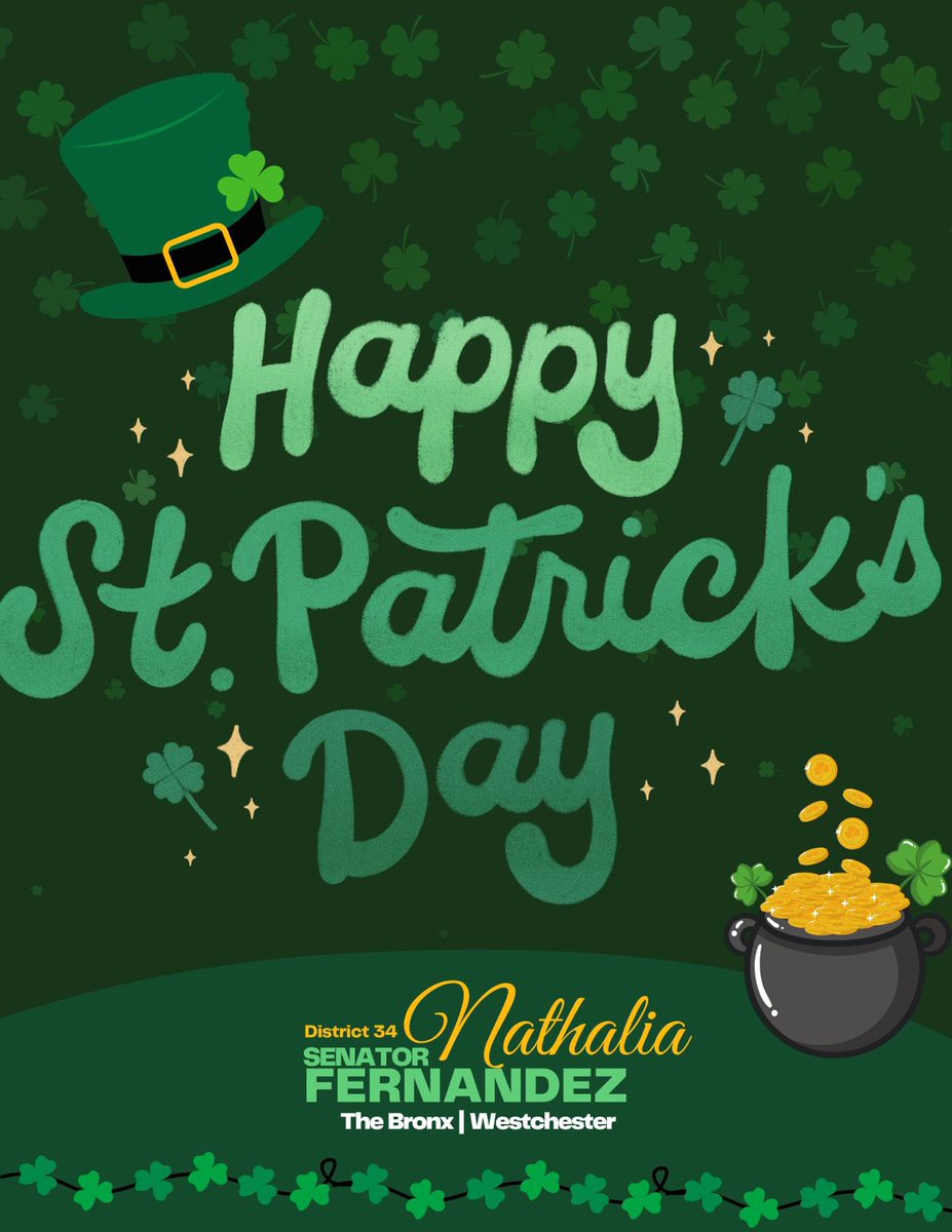 Happy Saint Patrick’s Day! 🍀🇮🇪

Yesterday I joined a beautiful Mass at St. Benedict’s Church before marching in the Throggs Neck St. Patrick’s Day Parade!

Grateful to celebrate faith, heritage, and community with everyone today!