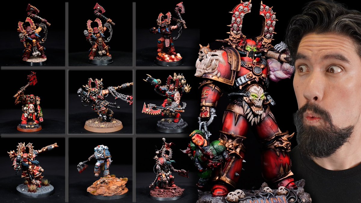 You can never have too many Khârns! I explain all 10 of mine here: 

youtu.be/TArsPXNBbr4?si…

The Blood god demanded I collect them!