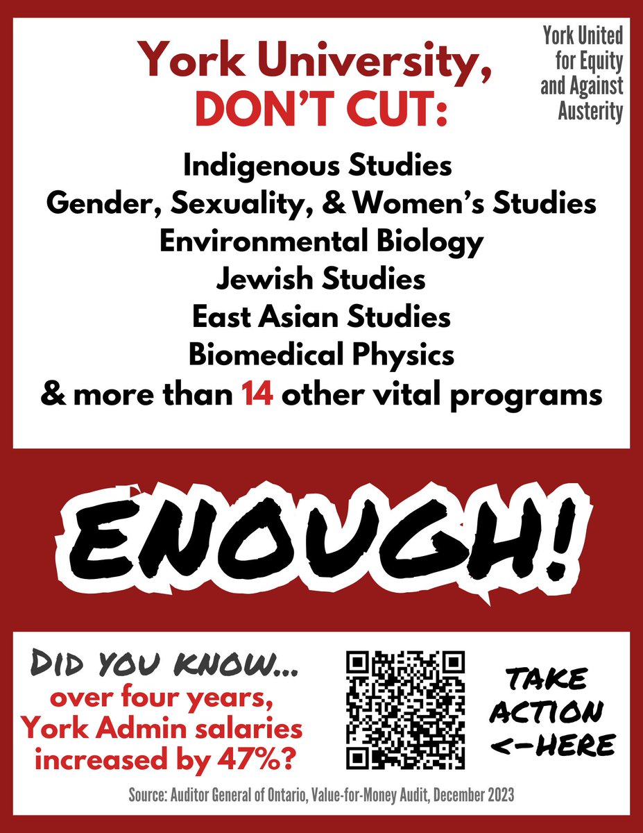 York Colleagues and allies: Please take action below!