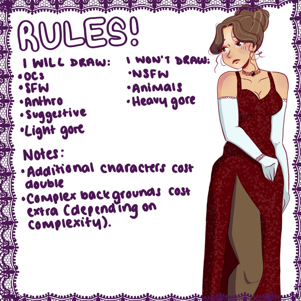 loganexee's tweet photo. new commission prices are up!! with a whole new layout (to make things much easier) 💕 https://t.co/HdPpDq3o4k
