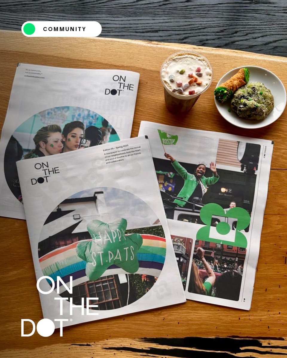 Our latest edition of our newspaper is here—just in time for St. Patrick’s Day!📰☘️🙂
This holiday is all about community, and we’d love to hear from you. How did you celebrate this year?
Share your favorite traditions with us!
- onthedotboston.com