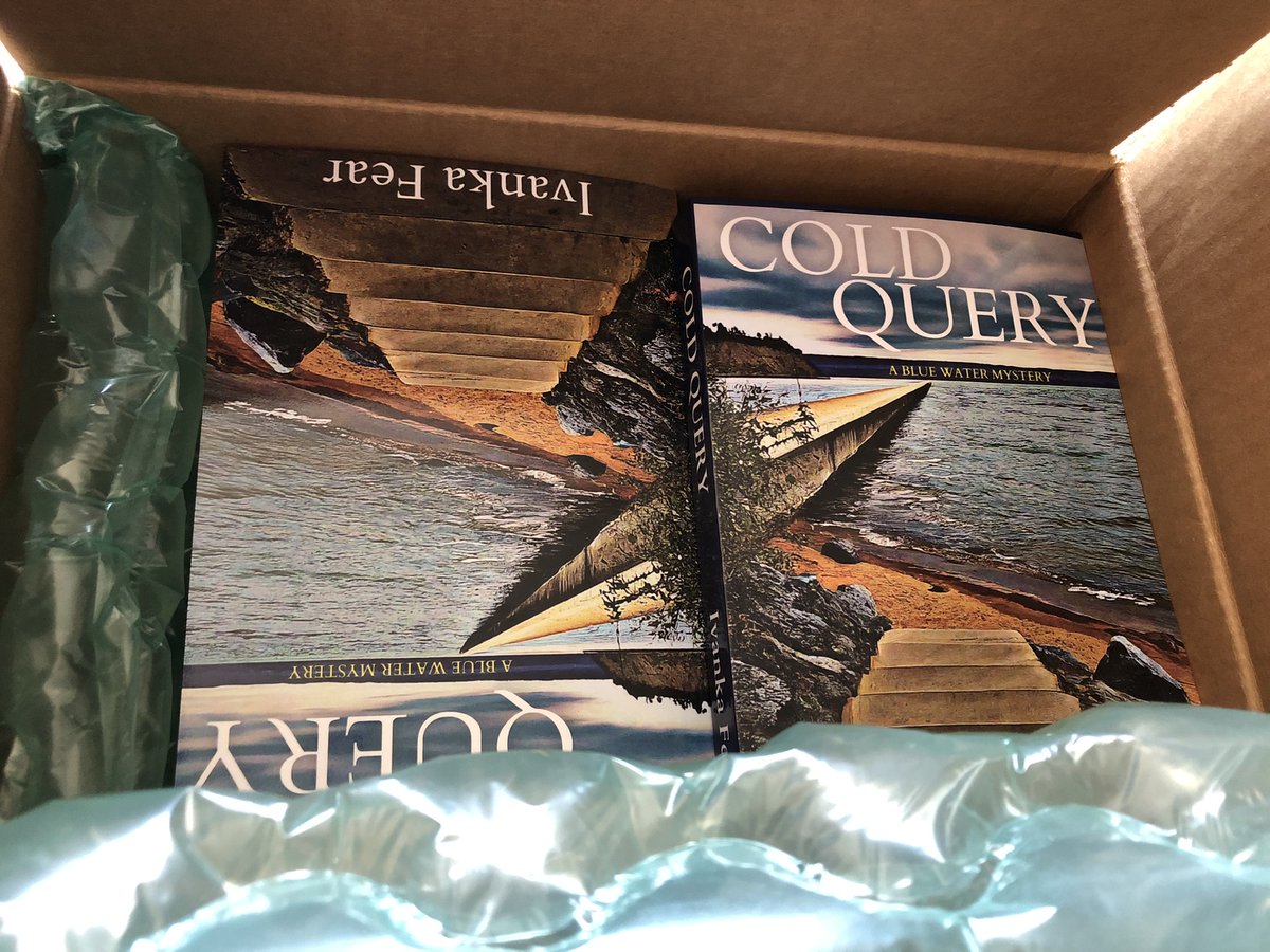 FearIvanka's tweet image. Paperbacks arrived today! Check out Amazon, B&amp;amp;N, or Indigo. #coldquery #bluewatermysteries #ivankafear #mysteryreaders #mysterybooks #levelbestbooks #bookseries #newrelease #canadianauthor #lakehuron #goderich #crimewriterscan #itwdebuts #readersofx
