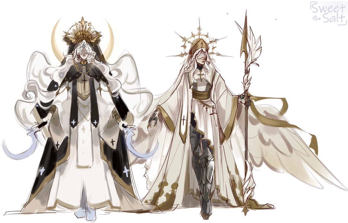 SweetSa1tT's tweet photo. Design of angels!! For my future project :D 
I plan to draw a comic  with these and other characters 🥺🌻 https://t.co/Ik2PFW5Wt7