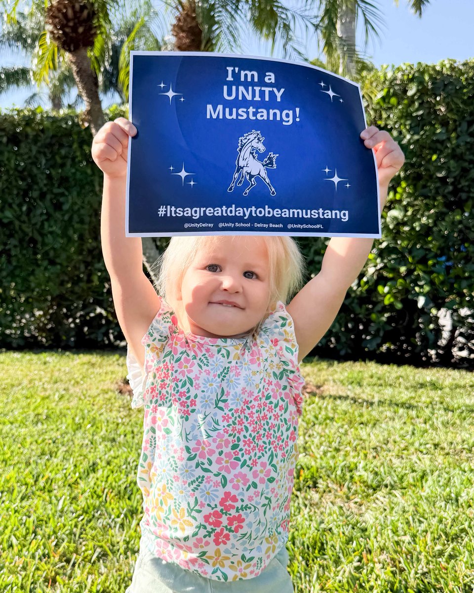 UnityDelray's tweet image. A big Mustang cheer for our newest students, who will be joining us this fall! 🐴💙 We’re so excited to have you join us and can’t wait to see you shine as a Mustang! 

Drop a 💙 in the comments to welcome them! #ItsAGreatDayToBeAMustang #UnityFamily #MustangPride