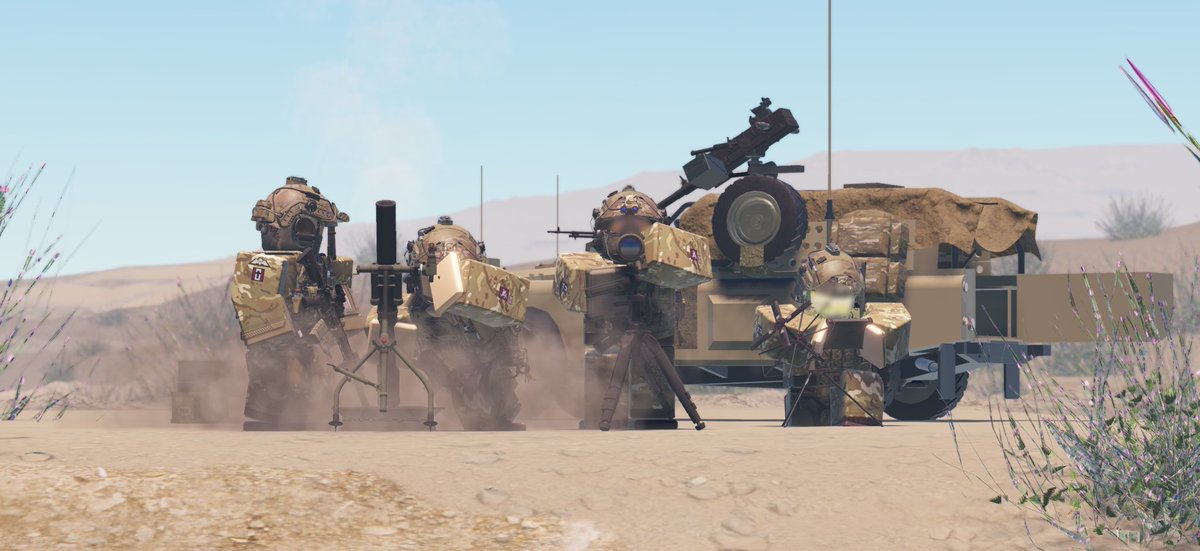 PARAsRoblox's tweet image. The Pathfinder Platoon are experts in specialised reconnaissance and fighting behind enemy lines.

Pictured—a fireteam training with the M120 MS mortar. Lightweight and compact, it’s ideal for rapid deployment, delivering maximum firepower deep in enemy territory.