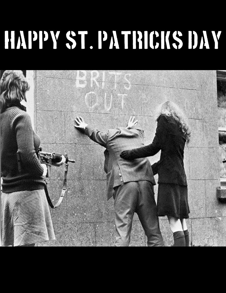 Happy Day to Unite for a Free Ireland. Celebrate Ireland's Right to Exist. After Brexit, time for the Brits to exit, time to leave , time for peace. Our Day will Come. #HappyStPatricksDay #StPatricksDay #RightToExist