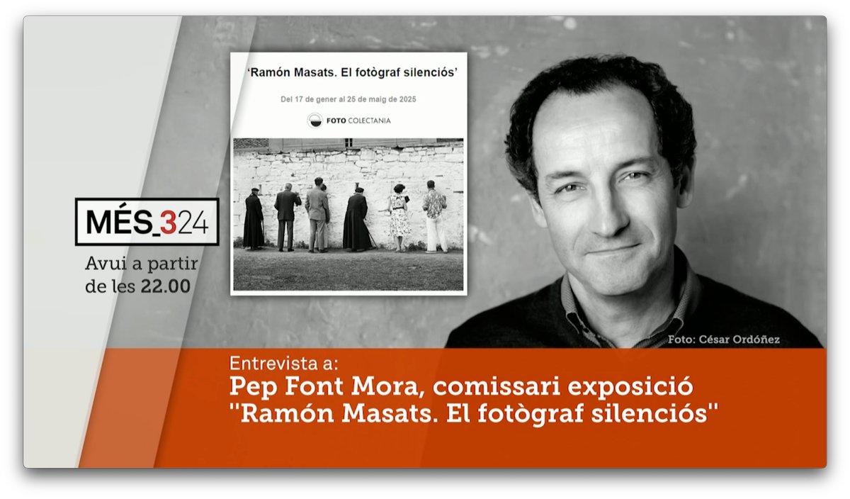 CesarOrdonez's tweet image. A partir de les 23:00, el meu amic Pepe Font de Mora parlarà sobre el gran Ramon Masats i l'exposició a @fotocolectania, al programa #Mes324 (@som3cat)

El seu retrat li vaig fer jo. Molt content d'haver-lo fet, i que 3Cat respecti els drets d'autor. Gràcies!

#retrat #portrait