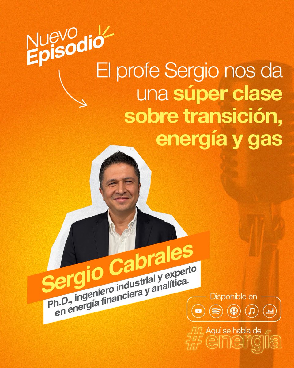 Celsia_Energia's tweet photo. Te invitamos a esta súper clase sobre  transición energética, situación del gas y, en general, el panorama energético en Colombia con el profe @SergioCabrales, quien analiza, basado en datos, estos temas y nos explica, por ejemplo, porqué aún con una  matriz tan limpia como la nuestra podríamos estar al borde de una crisis energética. Este pódcast está imperdible porque como dicen por ahí “dato mata relato”.

Dale play y entérate de todo:  https://t.co/FTPatDBsBa