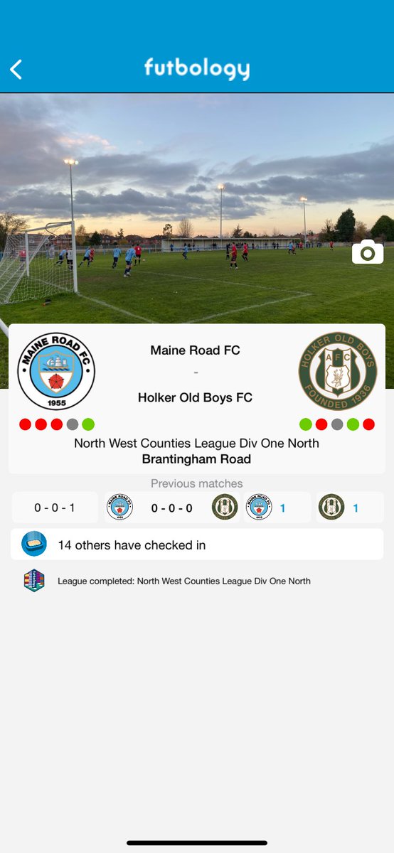 ElHalla's tweet image. Down watching @MaineRoadFC v @HOBAFC play out an entertaining 0-0 in bitterly cold weather. Maine Road had the better of the chances but just couldn’t put the ball in the net. Today’s game also seen me complete my first league! @NonLeagueHQ1 @NonLeagueCrowd @GMNonLeague
