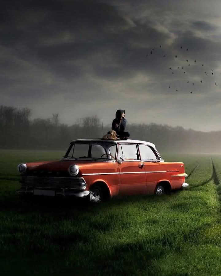 يلهُو وعيناهُ بين النّومِ والسّهرِ
يبدُو كشخصينِ : مَهزومٍ ومُنتصرِ .
# لقائلة