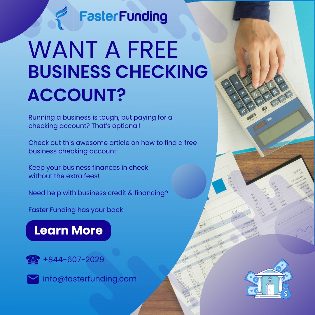 Faster_Funding's tweet image. 🚀 Get a FREE Business Checking Account! 💼💰

No fees, great perks—find the best option for your biz today! Need funding? Faster Funding has you covered! 💪📈

fasterfunding.com/business-credi…

#FasterFunding #BusinessBanking #FreeChecking #Entrepreneurs 🚀