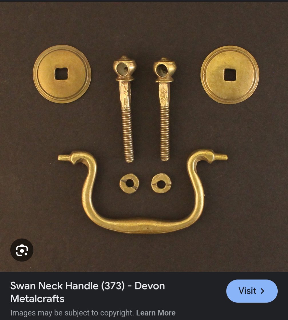 robnant21's tweet photo. A commonly mistaken detecting find the Georgian drawer handle screws often mistaken for flintlock top jaw screws one is brass the others are steel and the brass one has a square shank to fit the escutcheon and to stop it spinning when the back nut is tightened. https://t.co/aHGCsDT0xK