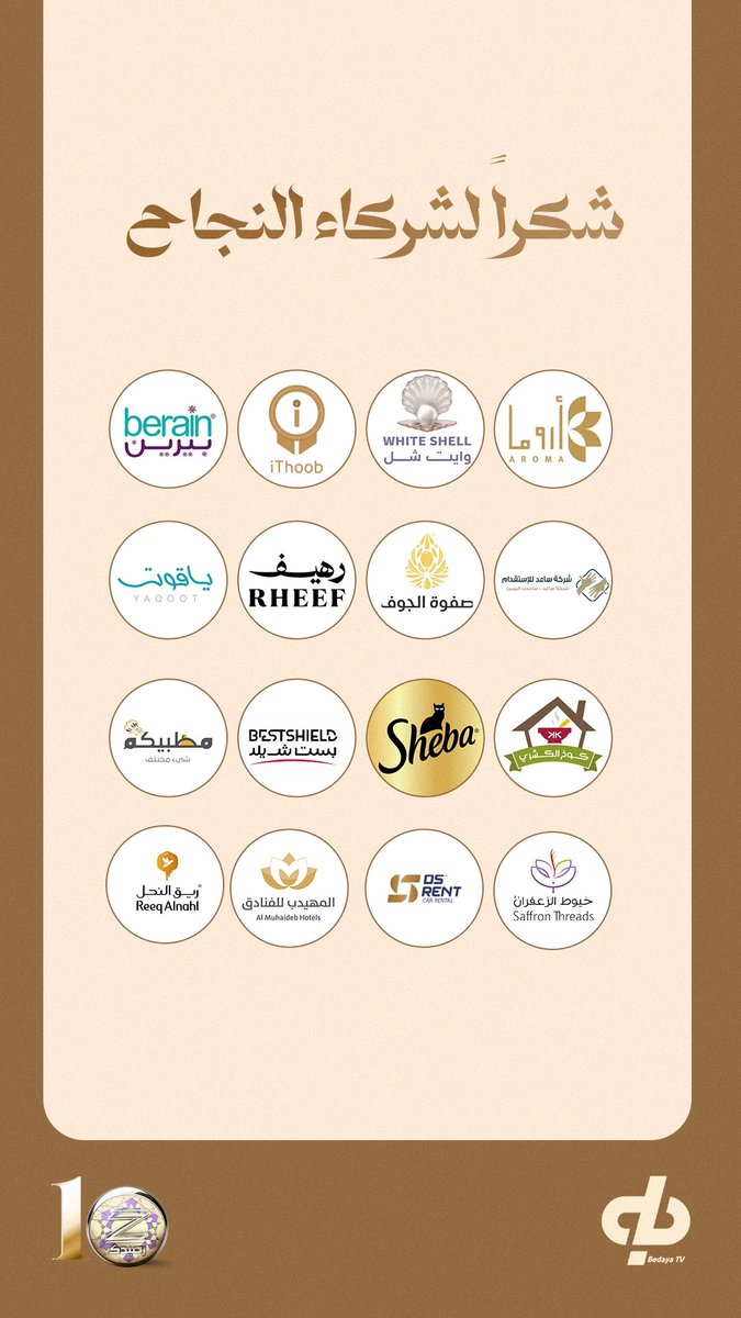 كنتم القوة المحركة في رحلة نجاحنا
شكرًا لجهودكم الرائعة يا شركاء التميز 🤍

#ختام_زد_رصيدك10 ⚜️