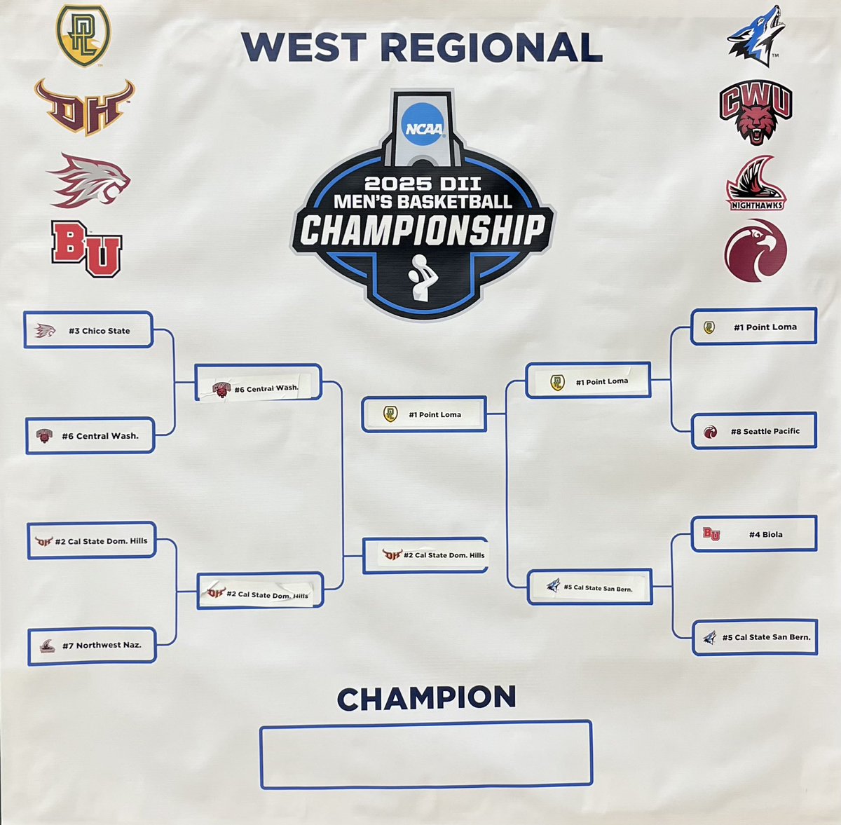 PLNU Sea Lions (@plnusealions) on Twitter photo And then there were 2โฆ
The West Regional ๐ will be handed out tonight with a trip to the <a href="/NCAADII/">NCAA Division II</a> Elite Eight in Evansville, Ind. on the line.
#1 <a href="/plnubasketball/">PLNU Basketball</a> vs. #2 Cal State Dominguez Hills
๐ Golden Gym
โฐ 7 p.m.
๐๏ธ plnusealions.universitytickets.com And then there were 2โฆ
The West Regional ๐ will be handed out tonight with a trip to the <a href="/NCAADII/">NCAA Division II</a> Elite Eight in Evansville, Ind. on the line.
#1 <a href="/plnubasketball/">PLNU Basketball</a> vs. #2 Cal State Dominguez Hills
๐ Golden Gym
โฐ 7 p.m.
๐๏ธ plnusealions.universitytickets.com
