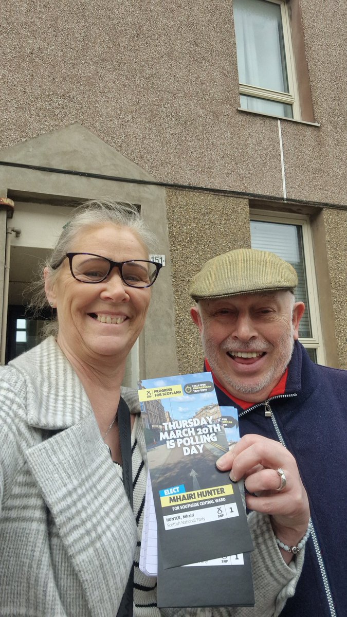 SNPelainemcs's tweet photo. Out campaigning for @MhairiHunter #southsidecentral Thursday 20th March. #SNP #byelection2025 #Hunter1 #glasgowcitycouncil https://t.co/fswwUUawxt