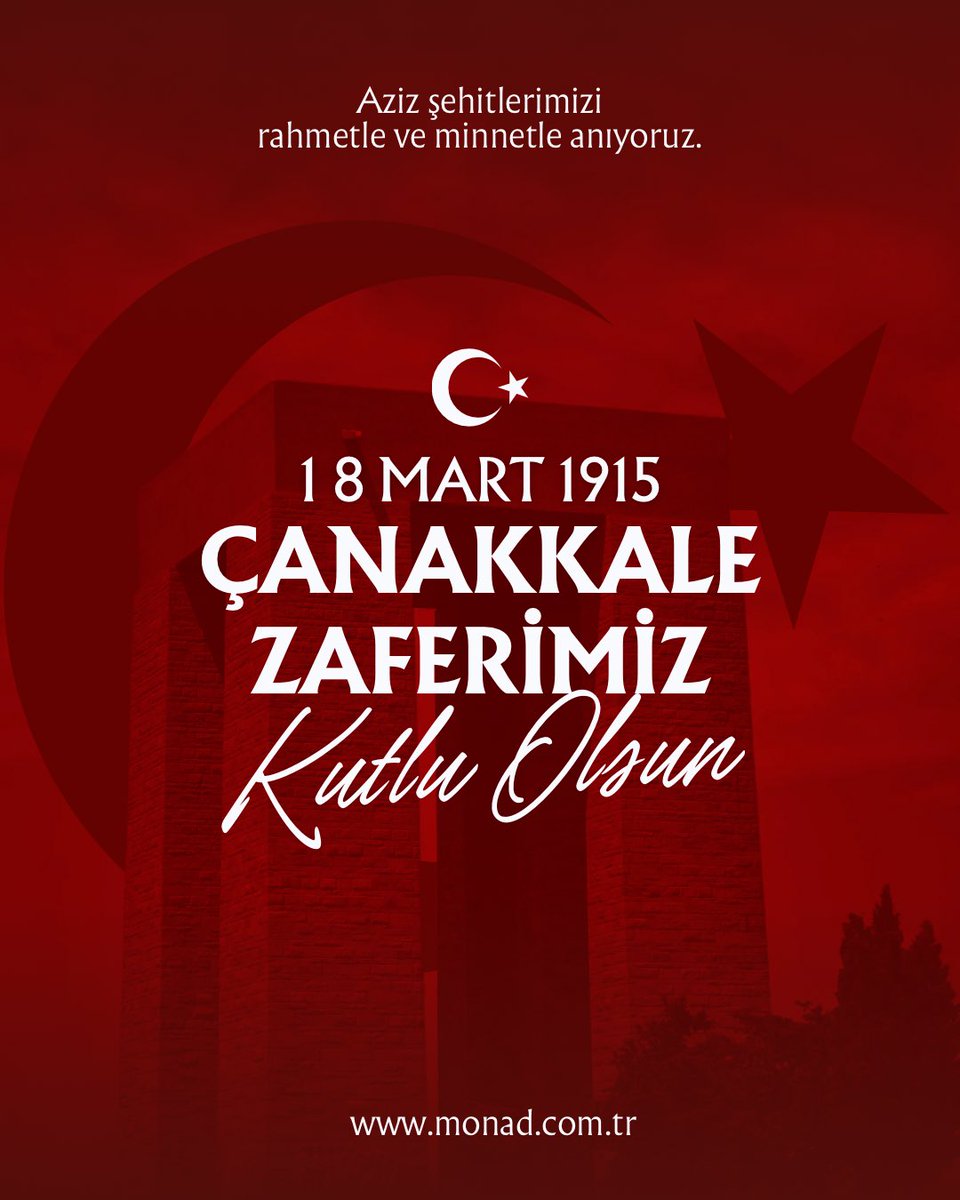 Çanakkale Zaferi'nin 110. yılı kutlu olsun! ￼
#Yüzonungururu
#ÇanakkaleGeçilmez
#18Mart1915