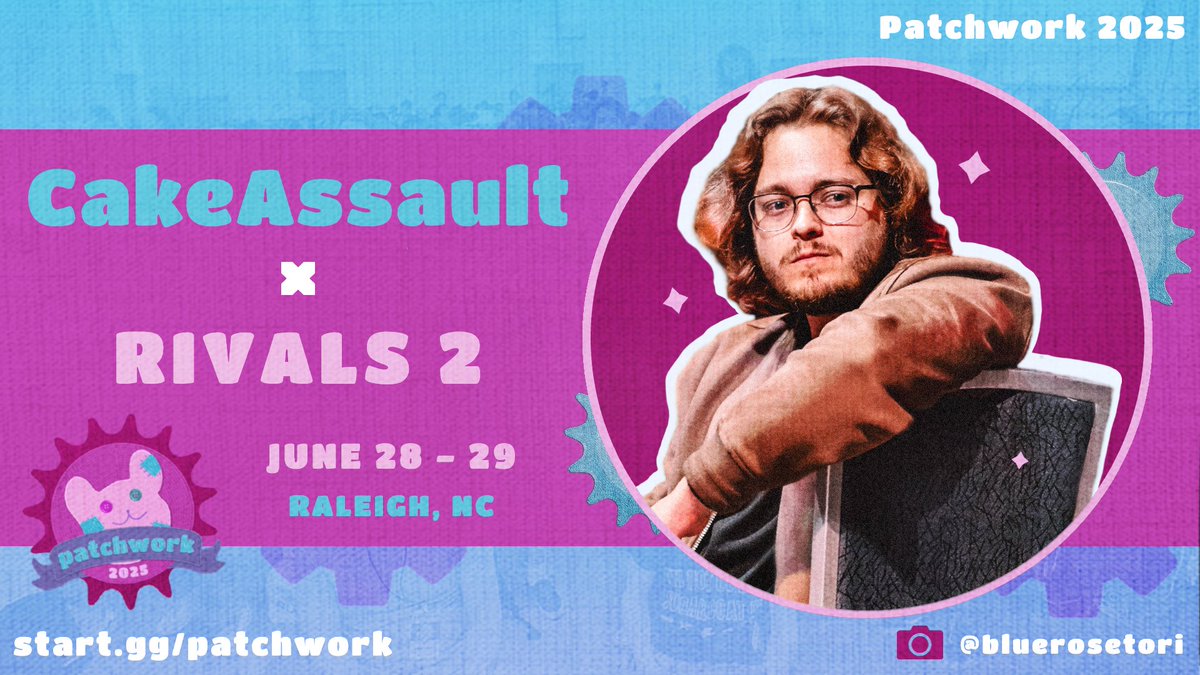 🎀 CakeAssault will be attending Rivals 2 at Patchwork 2025 to cement himself at the top!🧸

📸<a href="/bluerosetori/">tori</a>