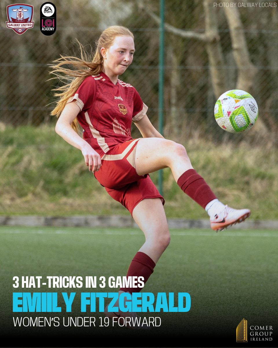 Hat-Trick Hero 🤩

Emily Fitzgerald picked up her third hat-trick in as many games yesterday! Lots of exciting things to come from our WU19 striker 👏🏻

#ItsATribalThing | #UnitedAsOne