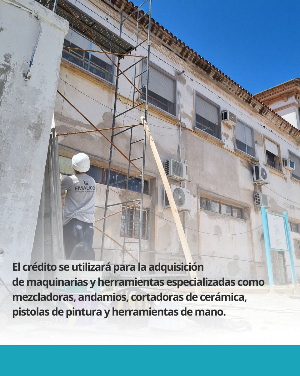 SolidariaFuerza's tweet photo. UN NUEVO DESEMBOLSO DESDE FUERZA SOLIDARIA 💪 

Se trata de un crédito para la cooperativa de trabajo EMAUCO de La Plata, una organización dedicada a la construcción y mantenimiento de edificios públicos y privados. 👷 https://t.co/RGvldzO0UP