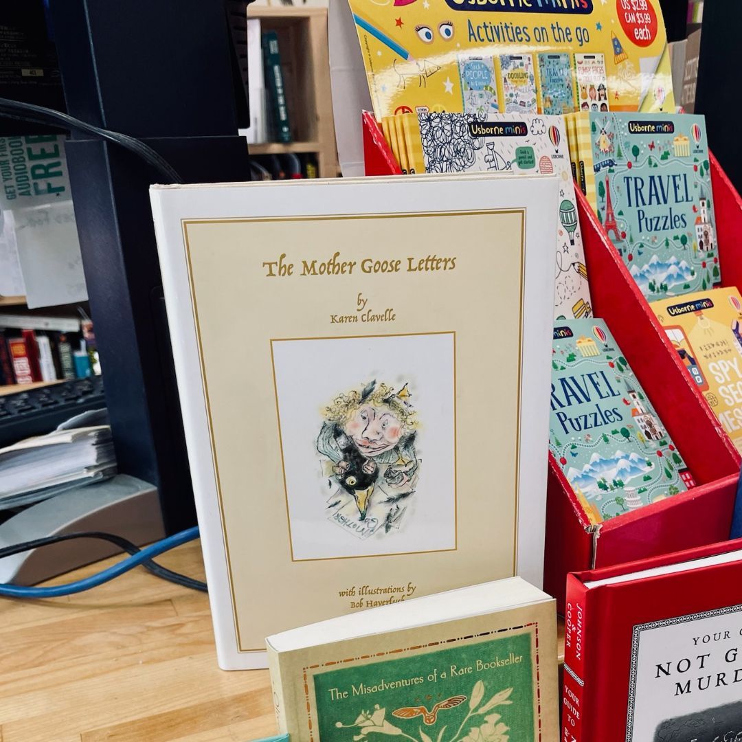 At Bay Press (@atbaypress) on Twitter photo The Mother Goose Letters by Karen Clavelle sighted at the cash register at <a href="/whodunitwpg/">Whodunit Bookshop</a>! A poignant look at immigration. A timely and engaging read.
#booksighting #epistolarynovel #atbaypress The Mother Goose Letters by Karen Clavelle sighted at the cash register at <a href="/whodunitwpg/">Whodunit Bookshop</a>! A poignant look at immigration. A timely and engaging read.
#booksighting #epistolarynovel #atbaypress