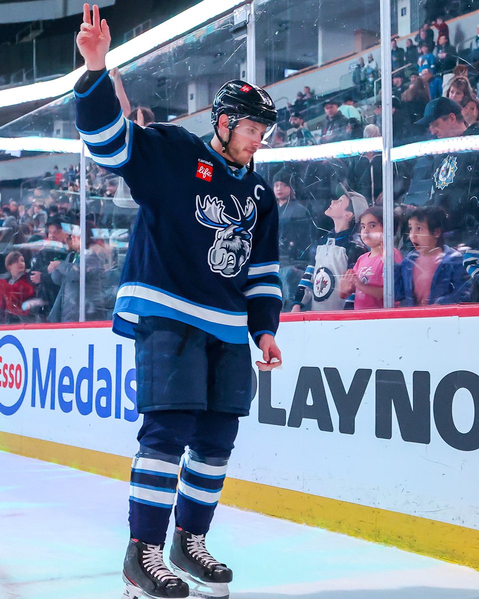 danielthefink's tweet photo. A statistical adjustment from Thursday's game in Chicago puts Dominic Toninato into a tie with Mason Shaw for the team scoring lead with 30 points. 

The assist gives the Moose captain a five-game point streak (2G, 4A) and points in 10 of his past 11 games. https://t.co/DZmvU4CJrn