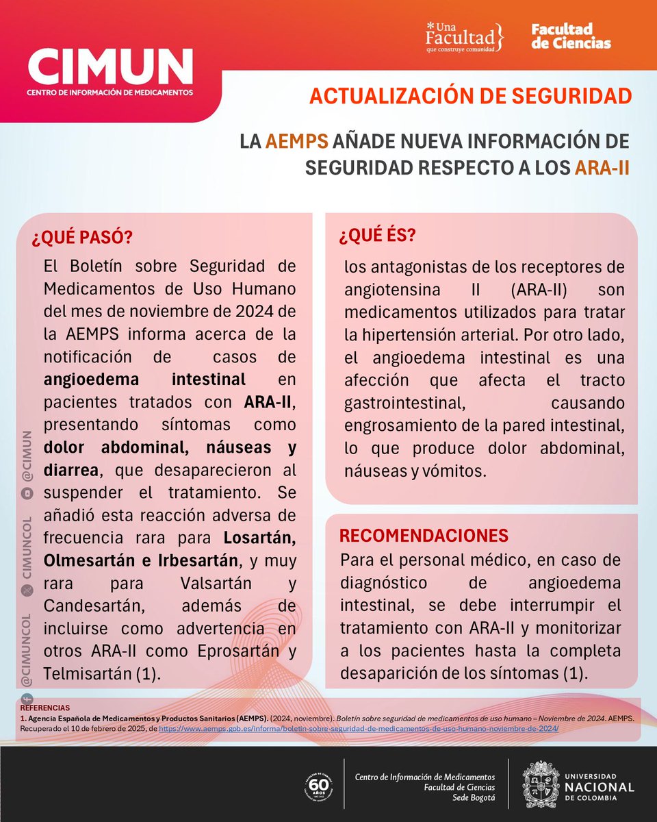 CIMUNCOL's tweet photo. 🔦¡Mucha atención! 💊Traemos información valiosa que puede ayudar a alguien cerca a usted.

Continuamos con actualizaciones de seguridad.

Estas y otras alertas en 💻:
https://t.co/xva4nXBsXm https://t.co/BhuUYgHNsG