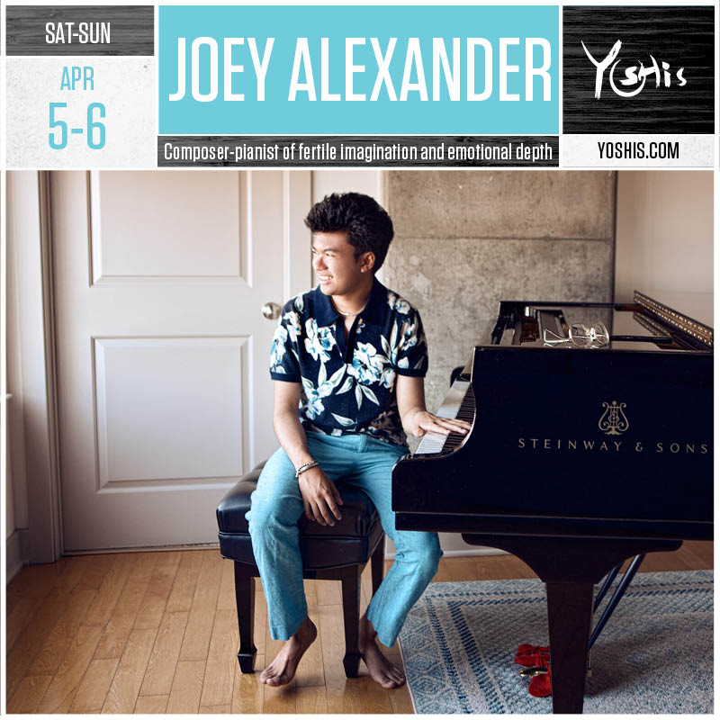 Yoshi's Oakland (@yoshis_oak) on Twitter photo 🎹 Just announced! Joey Alexander is bringing his incredible talent to the stage on Sat-Sun, Apr 5-6! <a href="/_JoeyAlexander/">Joey Alexander</a>
A composer-pianist of deep emotion and imagination—you won’t want to miss this! 🌟
🎟️tinyurl.com/33tp3pm4 🎹 Just announced! Joey Alexander is bringing his incredible talent to the stage on Sat-Sun, Apr 5-6! <a href="/_JoeyAlexander/">Joey Alexander</a>
A composer-pianist of deep emotion and imagination—you won’t want to miss this! 🌟
🎟️tinyurl.com/33tp3pm4