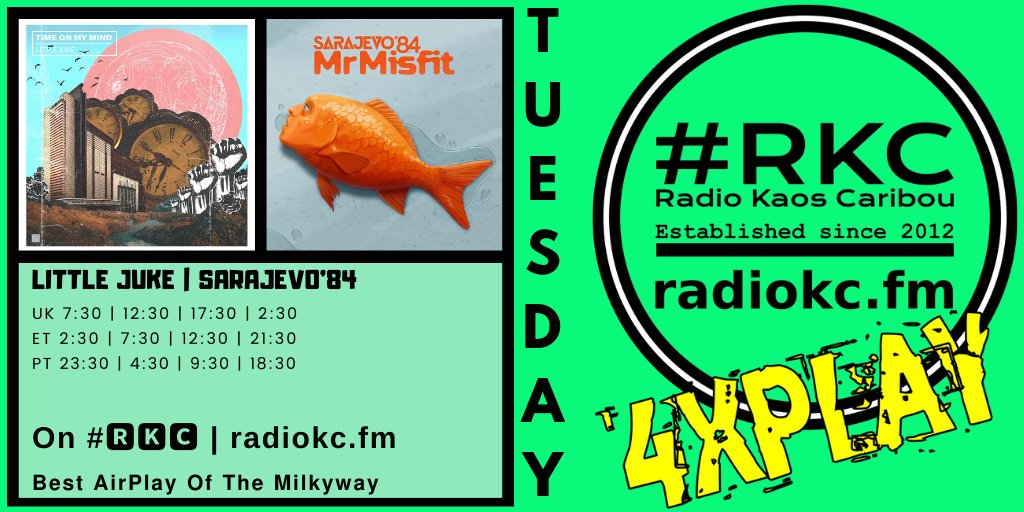 #𝗥𝗞𝗖 (@radiokc) on Twitter photo ▂▂▂▂▂▂▂▂▂▂▂▂▂▂
10min To 1st #TUESDAY 𝟰𝘅𝗣𝗟𝗔𝗬𝗦
🔴<a href="/littlejukemusic/">Little Juke</a>
🔴<a href="/sarajevo84band/">Sarajevo '84</a>
⬇️Details⬇️
🌐 fb.com/RadioKC/posts/…
on #🆁🅺🅲 📻 radiokc.fm
▂▂▂▂▂▂▂▂▂▂▂▂▂▂ ▂▂▂▂▂▂▂▂▂▂▂▂▂▂
10min To 1st #TUESDAY 𝟰𝘅𝗣𝗟𝗔𝗬𝗦
🔴<a href="/littlejukemusic/">Little Juke</a>
🔴<a href="/sarajevo84band/">Sarajevo '84</a>
⬇️Details⬇️
🌐 fb.com/RadioKC/posts/…
on #🆁🅺🅲 📻 radiokc.fm
▂▂▂▂▂▂▂▂▂▂▂▂▂▂