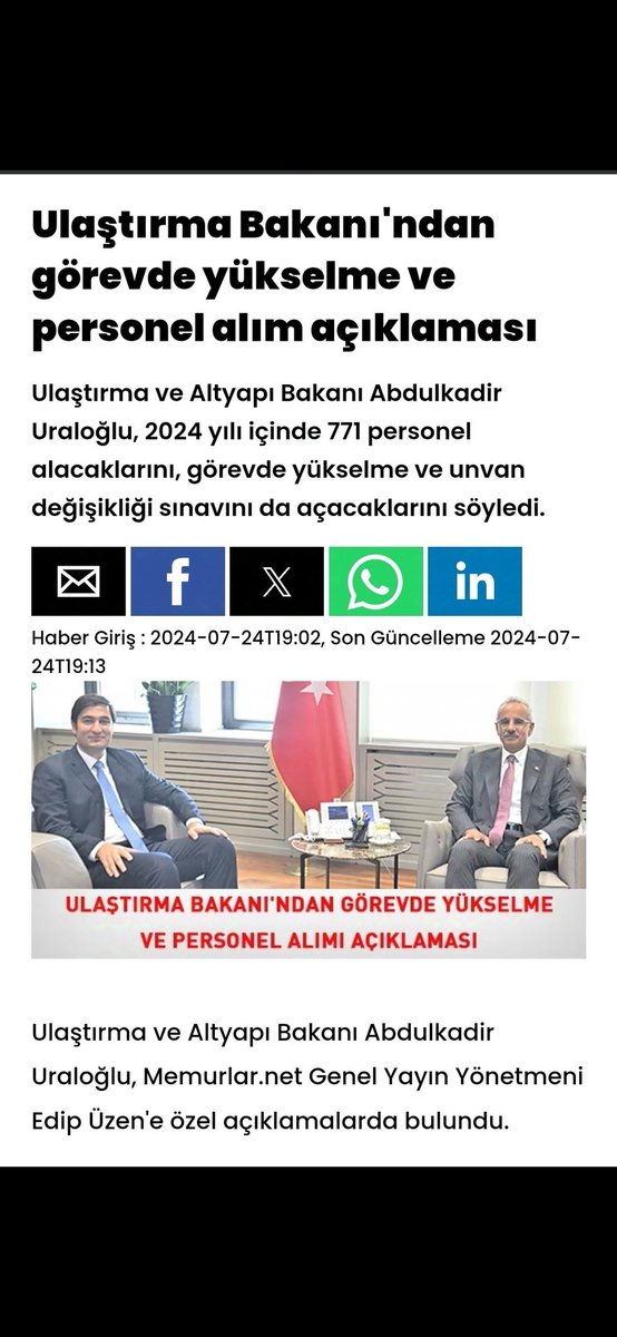 RmaTeknikeri's tweet photo. @a_uraloglu Sayın Bakanımız @a_uraloglu yaptığınız açıklamanin üzerinden yıl geçti ne zaman yapacaksiniz 579 kişilik karayolları alımını  sesimizi duyun artık @edipuzen @RTErdogan @KarayollariGM @UABakanligi @Akparti @ulasskarasu @AliYerlikaya @ekrem_imamoglu @herkesicinCHP https://t.co/7vUP29iWv8