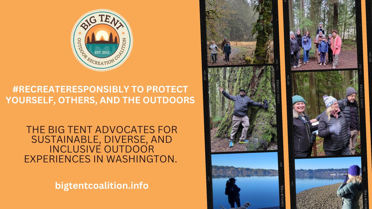 WABigTent's tweet photo. 🍃 Big Tent: Advocating for an Inclusive Outdoor Future

🌎 Our Mission: Promoting sustainable, diverse, equitable, and inclusive outdoor experiences in Washington through advocacy and education.

Learn More—Help Shape the Future of the Outdoors!
https://t.co/wfqlHGdzj0 https://t.co/0v72Wgv2FV