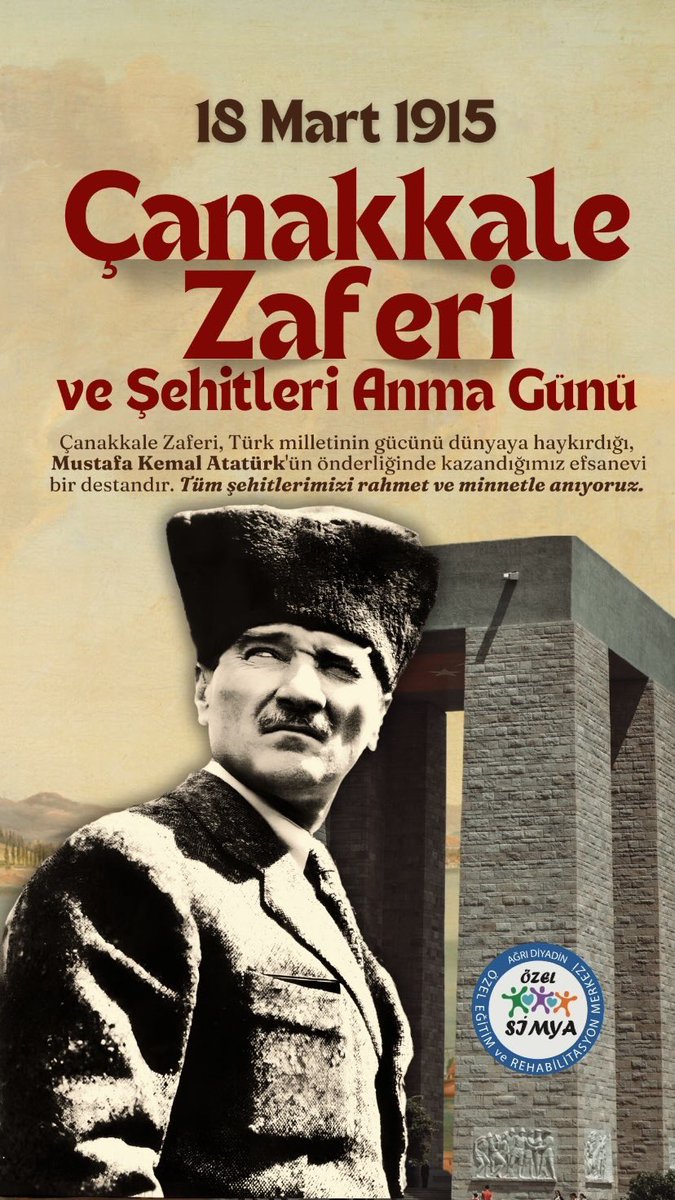 ozel_simya's tweet photo. Çanakkale Zaferi'nin 110’uncu yılını onur, gurur ve iftiharla idrak ediyor, milli şairimiz Mehmet Akif’in “Gömelim gel seni tarihe desem sığmazsın” ifadesiyle yücelttiği kahraman şehit ve gazilerimizi hürmet ve minnetle yâd ediyoruz. 🇹🇷 https://t.co/rGVeVGg579