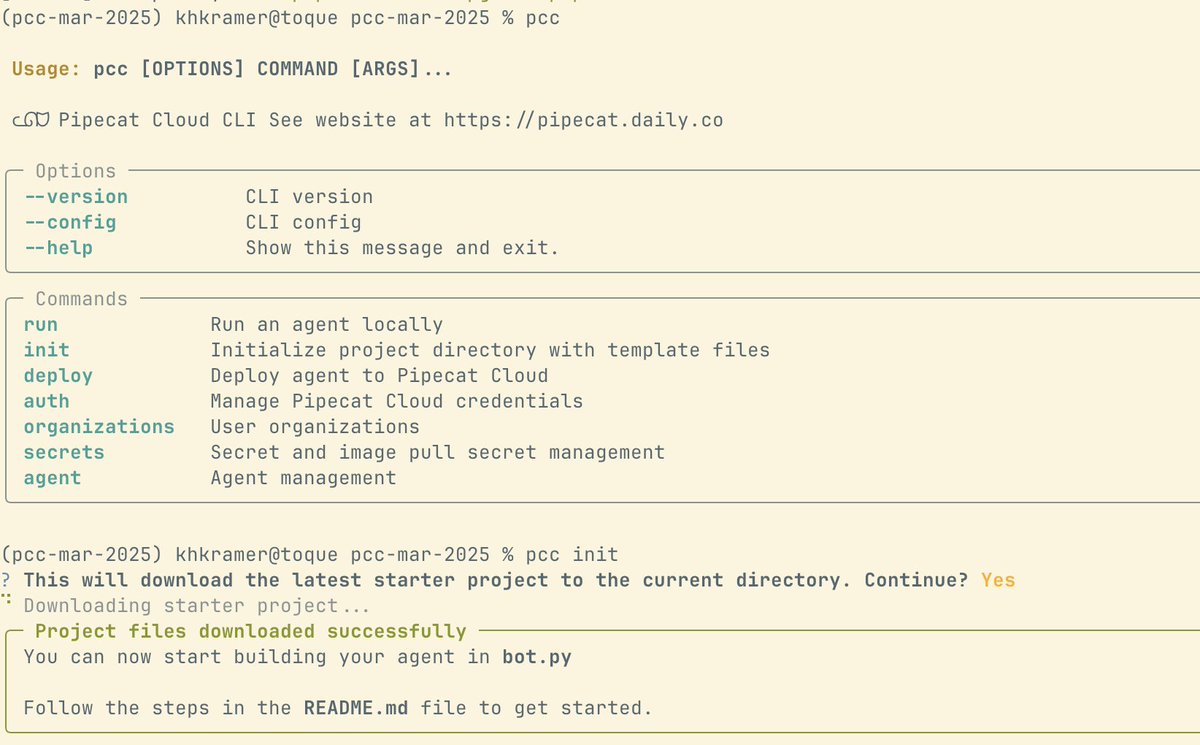 kwindla (@kwindla) on Twitter photo Introducing Pipecat Cloud, infrastructure for open source voice AI agents.
If you're building voice AI agents with <a href="/pipecat_ai/">Pipecat AI</a>, you have lots of options for hosting your agents: anywhere you can run a Python process and terminate WebSocket or WebRTC connections.
But managing Introducing Pipecat Cloud, infrastructure for open source voice AI agents.
If you're building voice AI agents with <a href="/pipecat_ai/">Pipecat AI</a>, you have lots of options for hosting your agents: anywhere you can run a Python process and terminate WebSocket or WebRTC connections.
But managing
