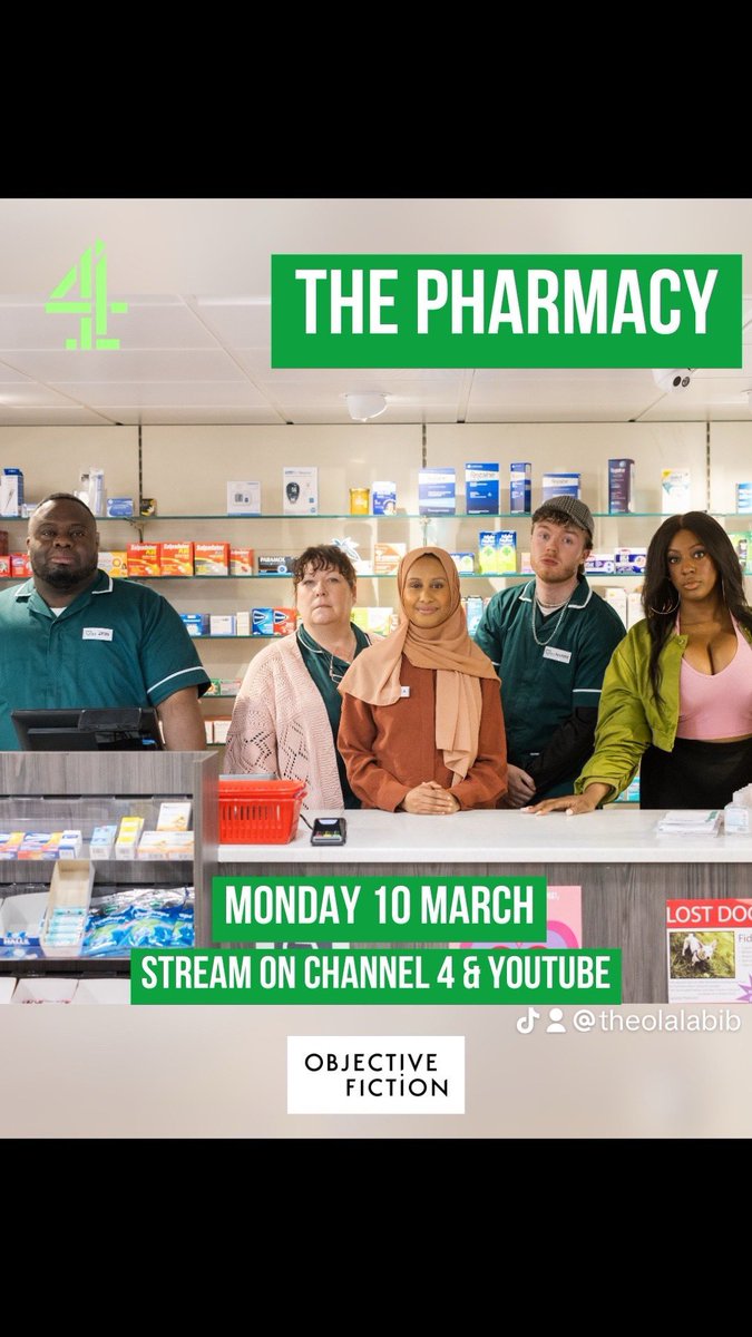 The pharmacy is out to stream on <a href="/Channel4/">Channel 4</a> and on YouTube! Link 🔗 

youtu.be/MoDbXk4rCUw?si…

#pharmacy