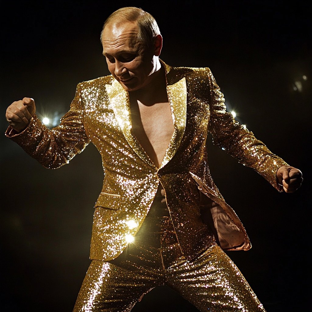 He loves GOLD 😎🤣