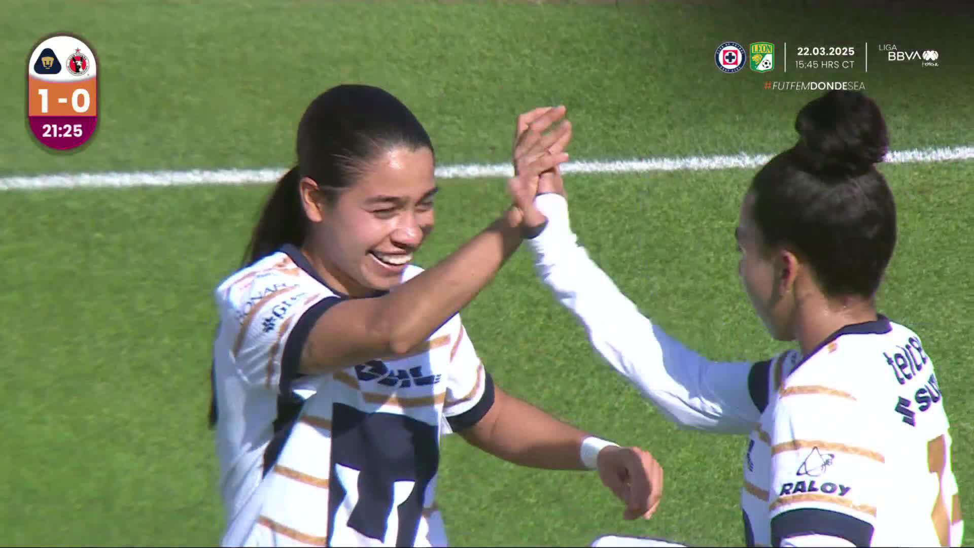 ¡Qué jugada, qué gol de Xime Ríos! ⚽️✨¡El primero de @PumasMXFemenil! 🐾🔥🔗