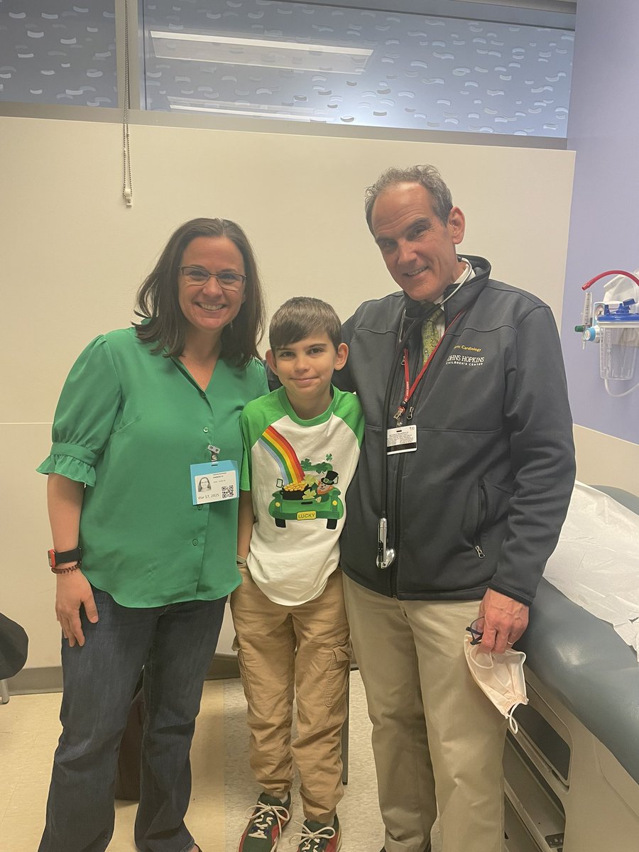 If you eva need 2 know what an amazing doctor looks like, take a look @ the guy next 2 my son!  Dr Thompson has taught me a lot about CHD over the years &amp; has cared for my son the past 11 years! I was preggo when we met him &amp; why we wanted to meet Dr Vricella!  Happy retirement!!