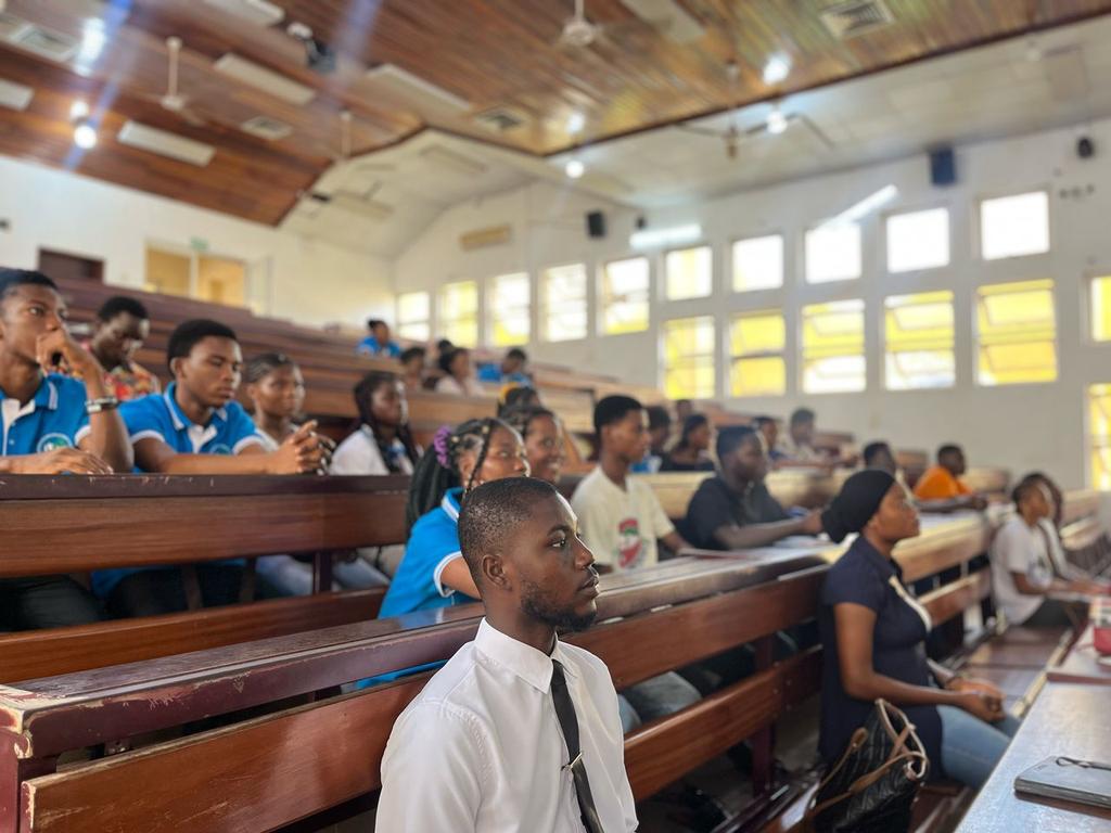 NarsaKnust's tweet photo. On Saturday, 15th March, 2025 we partnered with the Aquaculture students association to have a program dubbed AQUA SUMMIT 1.0. 
This program was inspiring and showcased the opportunities in the fisheries sector.
Thank you to our speakers for honoring our invitation. https://t.co/jHjuVM3clc
