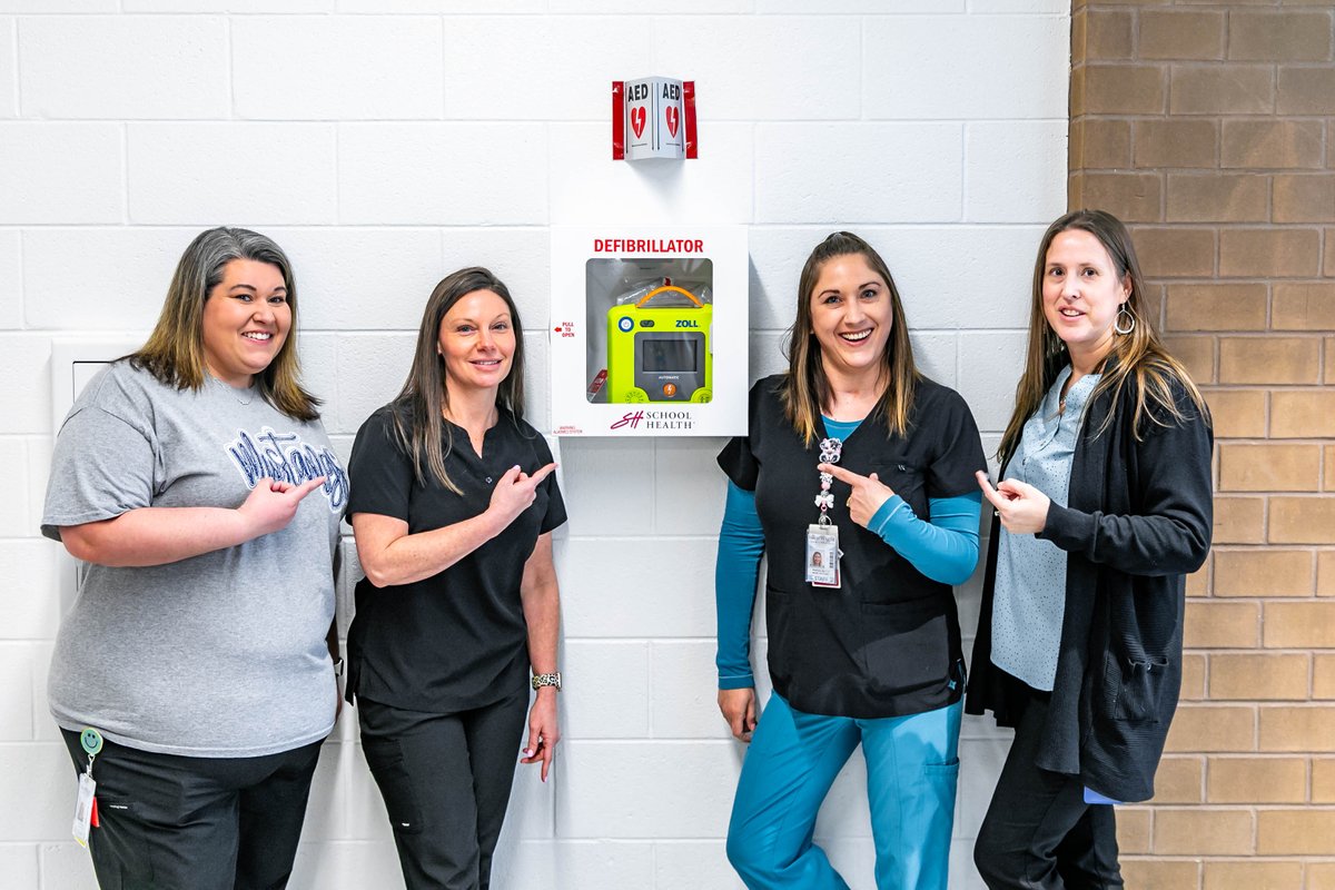 Hardy ES &amp; Georgie Tyler MS have been officially designated "Project ADAM Heart Safe Schools" signifying both schools are exceptionally prepared to respond to sudden cardiac arrest. They join Windsor ES, Westside ES &amp; Windsor HS as Heart Safe schools. Congratulations!