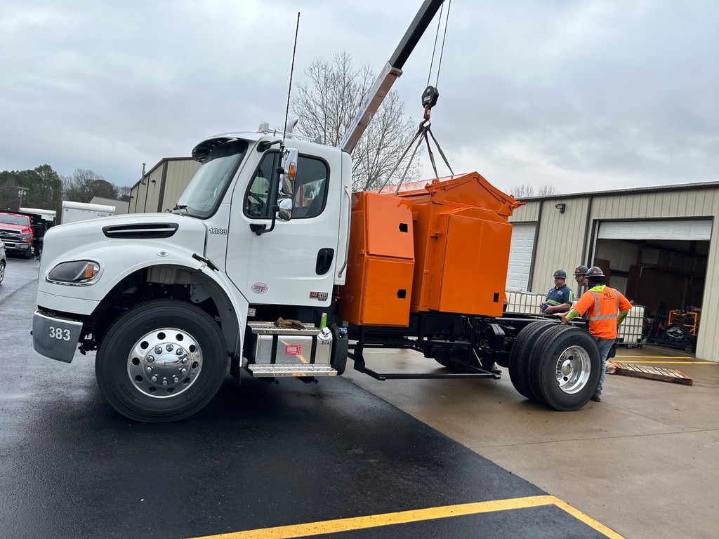 What does the “offseason” in the asphalt world look like? 

These pictures show the hard work our team completes each winter as they prepare our equipment for the upcoming construction season. Here our West TN team works to rebuild one of the many infrared trucks PRI operates.