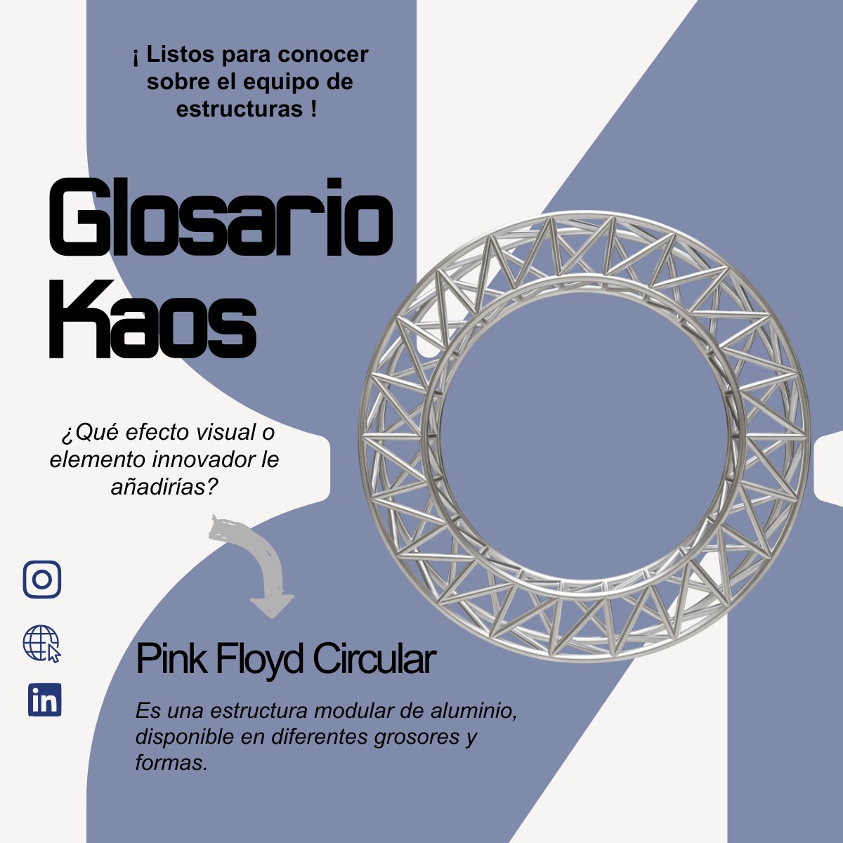 eventoskaos's tweet photo. El Pink Floyd Circular es un clásico de la escenografía en conciertos, inspirado en la legendaria banda. 🔥

Nuestra  estructuras de 6 y 4 metros  personaliza shows inolvidables.

#PinkFloydCircular #ProducciónDeEventos #IluminaciónEscénica #Conciertos #DiseñoDeLuces https://t.co/P5m1XB1e6O