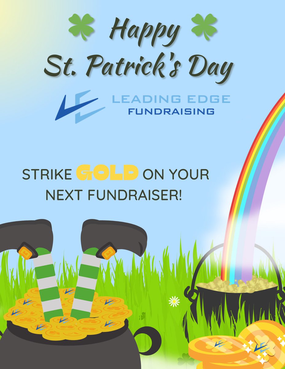 LE_Iowa_Jen's tweet photo. 🍀 A great fundraiser is more than just luck! We’ll show you how it’s done! 💰 🌈 

#raisemore #fundraiser https://t.co/jP5vr7UCQI
