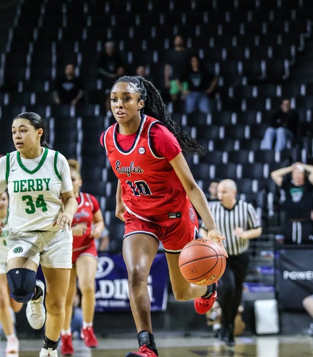 Asia Lee of Olathe North had a standout tournament for the Eagles scoring 94 points in three games just one point shy of the 6A State record set in 1987 (Nadira Hazim, Topeka West). Lee set the tournament record for made free throws going 42/50 in the three game stretch. Olathe