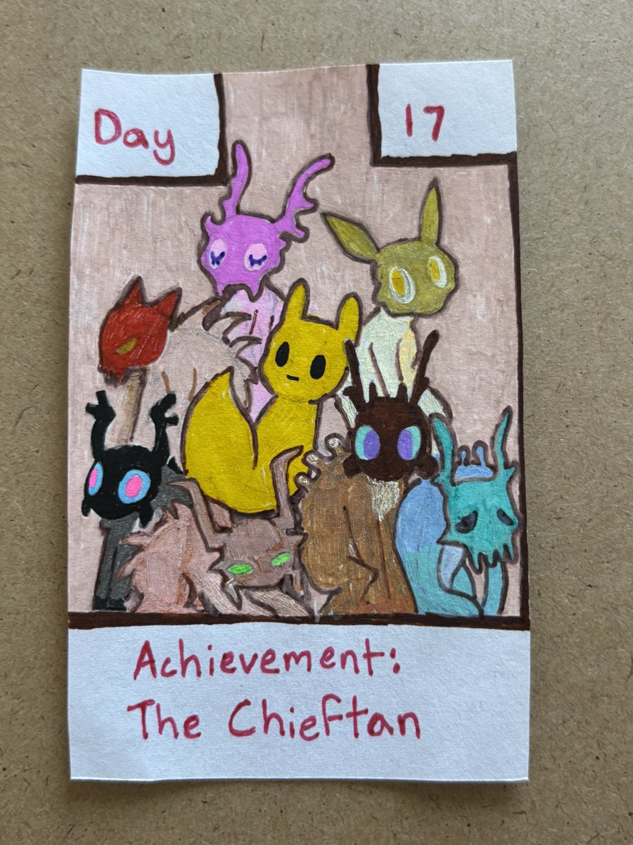 #RWArtMonth Day 17! Really messy but yay I caught up!